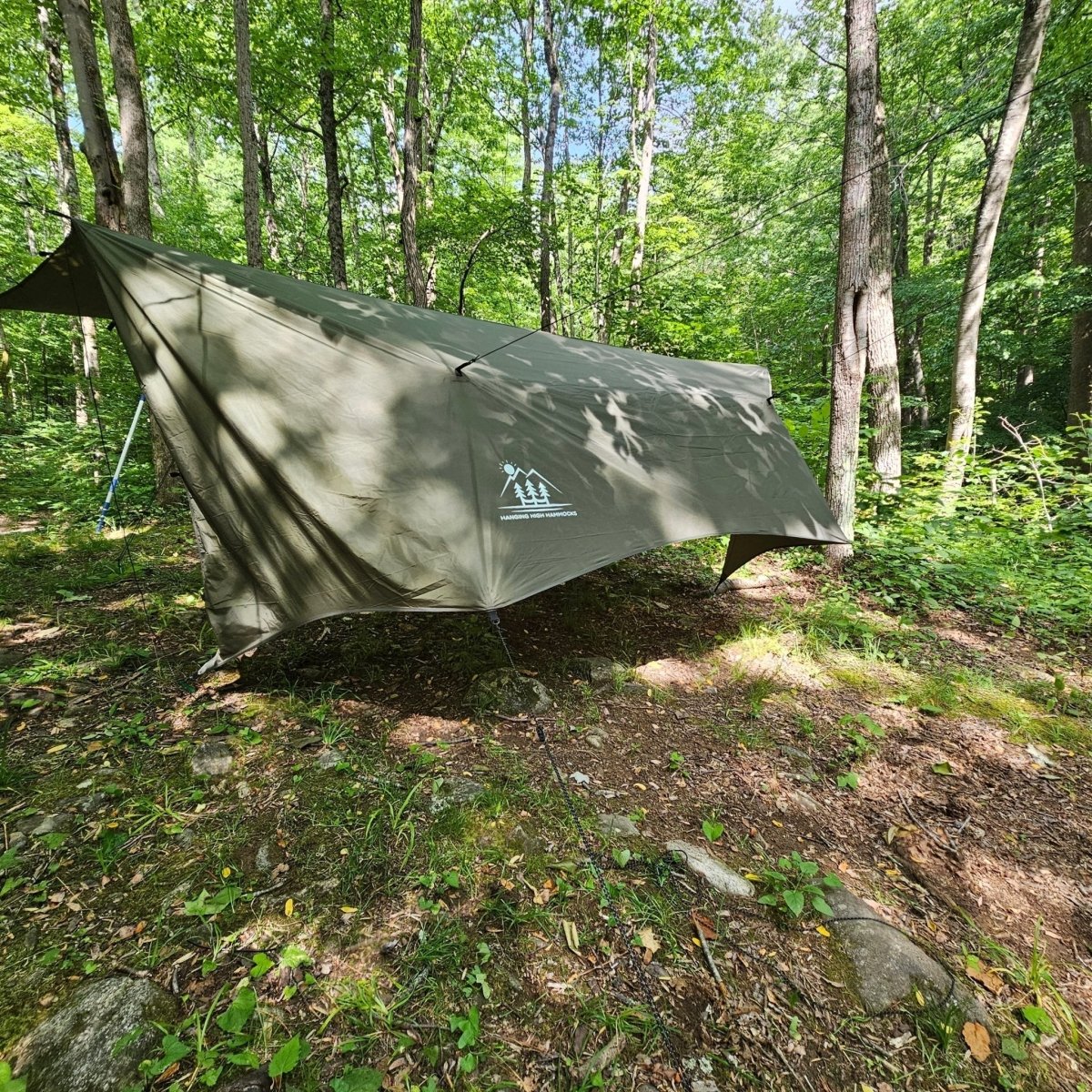 Hideaway Tarp – 12' Hammock Rain Tarp - The Snag Bin