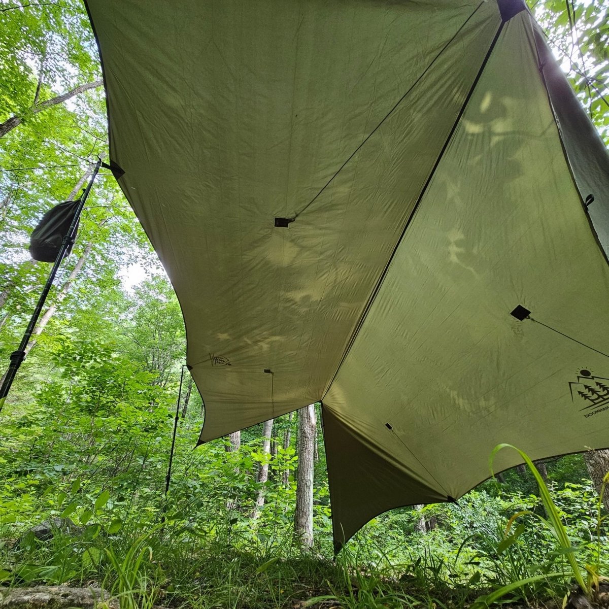 Hideaway Tarp – 12' Hammock Rain Tarp - The Snag Bin