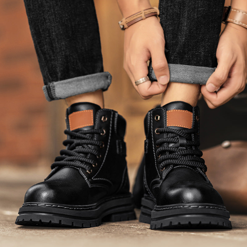 Martin boots autumn and winter retro high top men's workwear boots V.I.P Digital Presence The Snag Bin
