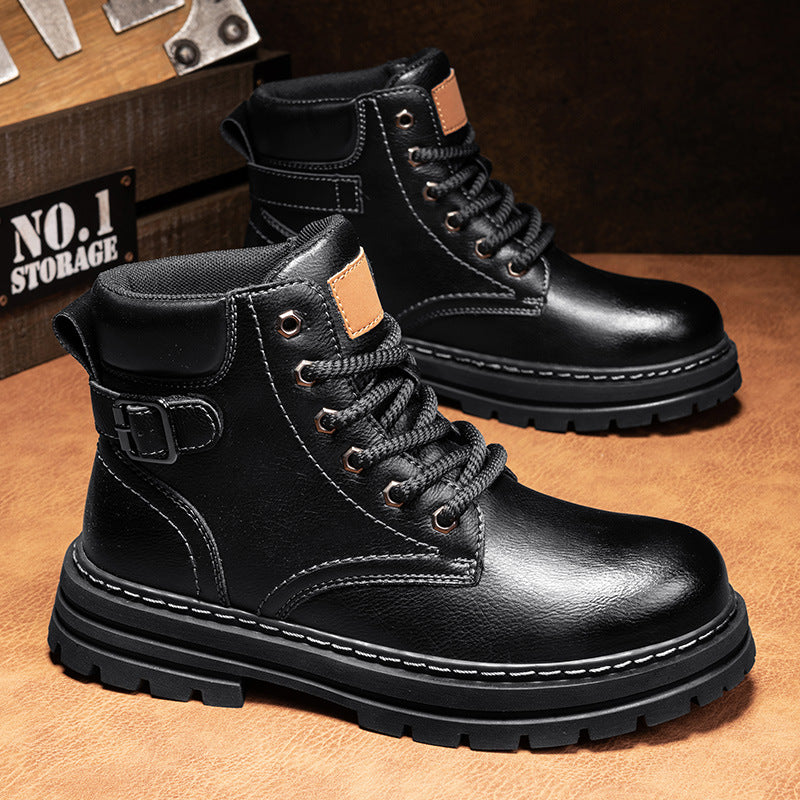 Martin boots autumn and winter retro high top men's workwear boots V.I.P Digital Presence 70.48 The Snag Bin