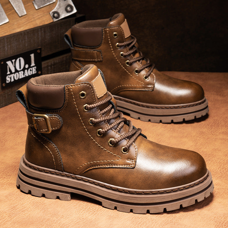 Martin boots autumn and winter retro high top men's workwear boots V.I.P Digital Presence 70.48 The Snag Bin