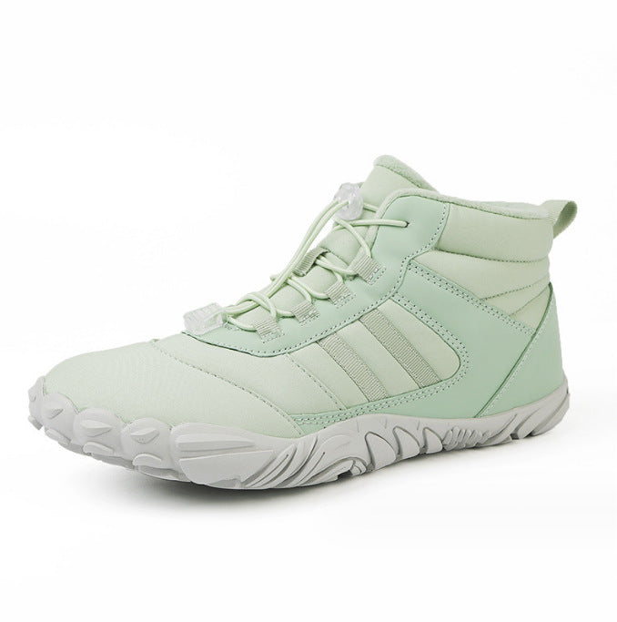 Men's and women's couple's outdoor cotton shoes, non-slip and wear-resistant hiking shoes, warm high-top plus wool boots, cold-resistant hiking shoes V.I.P Digital Presence The Snag Bin