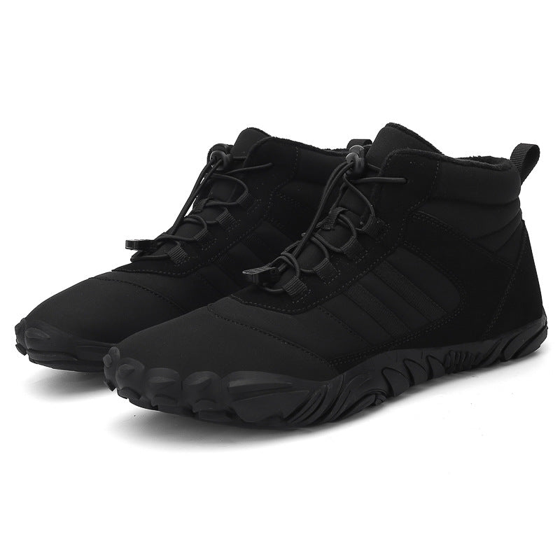 Men's and women's couple's outdoor cotton shoes, non-slip and wear-resistant hiking shoes, warm high-top plus wool boots, cold-resistant hiking shoes V.I.P Digital Presence 43.82 The Snag Bin