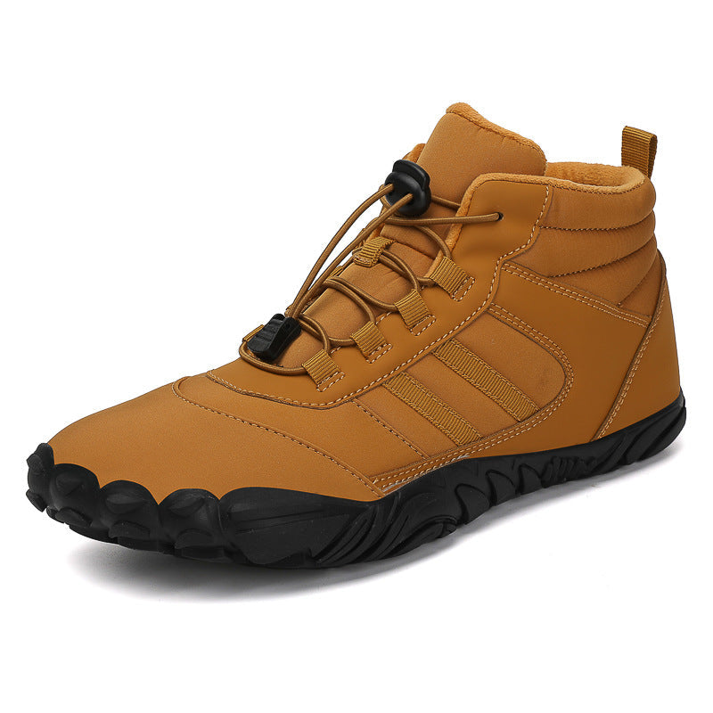 Men's and women's couple's outdoor cotton shoes, non-slip and wear-resistant hiking shoes, warm high-top plus wool boots, cold-resistant hiking shoes V.I.P Digital Presence 43.82 The Snag Bin