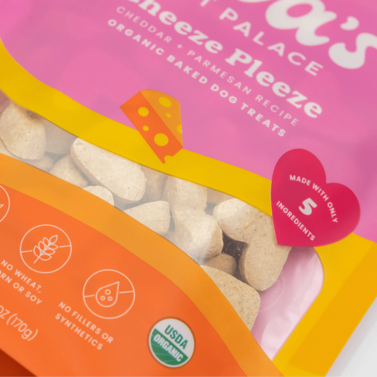 Organic Baked Dog Treats - Cheeze Pleeze - The Snag Bin