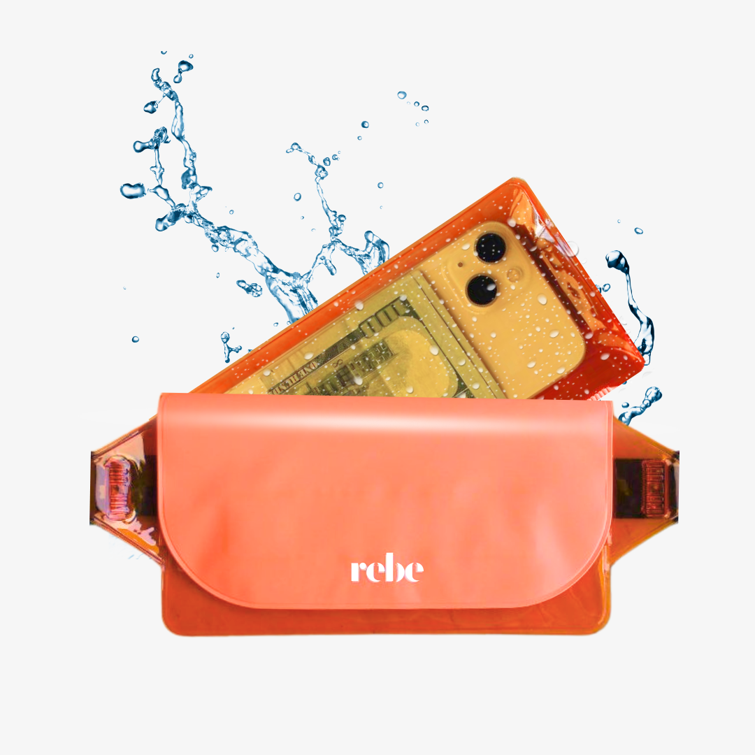 Waterproof Phone Dry Bag Pouch, for Swimming, Diving, Kayaking, Snorkeling, Festivals| Keep Phone Safe from Water & Sand | Summer Essential ornage_bag_for_swimming_and_snorkeling