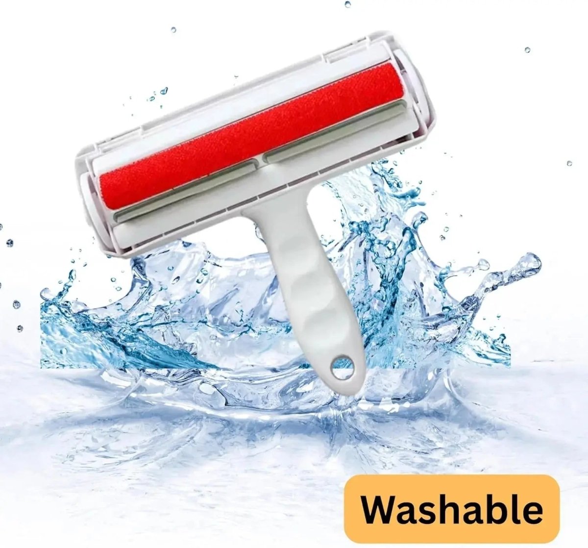 Pet Hair Remover Roller - RED - The Snag Bin