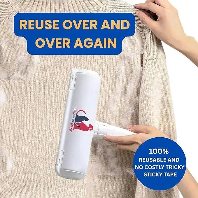 Pet Hair Remover Roller - RED - The Snag Bin