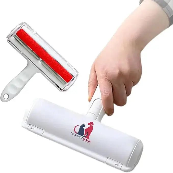Pet Hair Remover Roller - RED - The Snag Bin