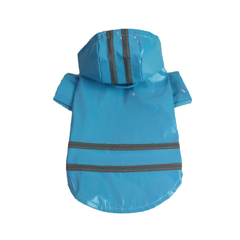 Pet Raincoat with Reflective Strips - The Snag Bin