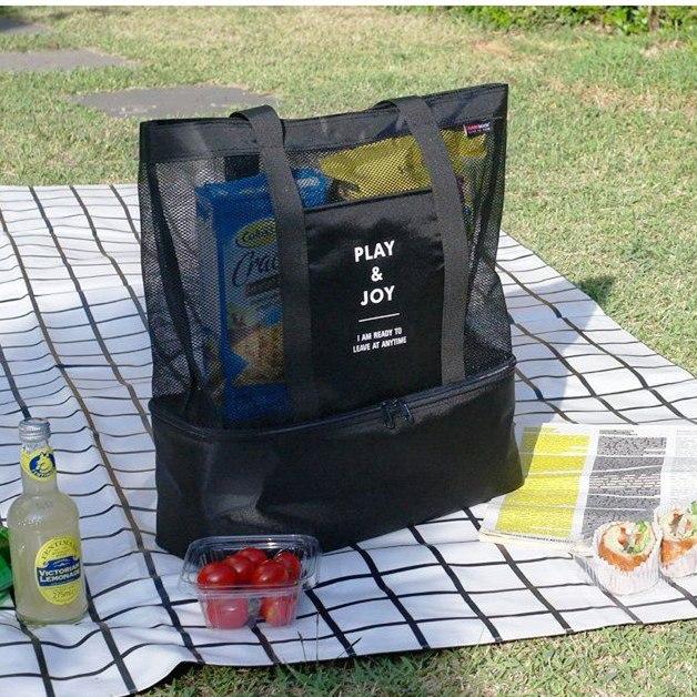 Picnic Cooler Bag Portable Food Beer Cooler Multifunction Hands Baby Diaper Bags Bottles Food Organizer Ice Bag V.I.P Digital Presence The Snag Bin