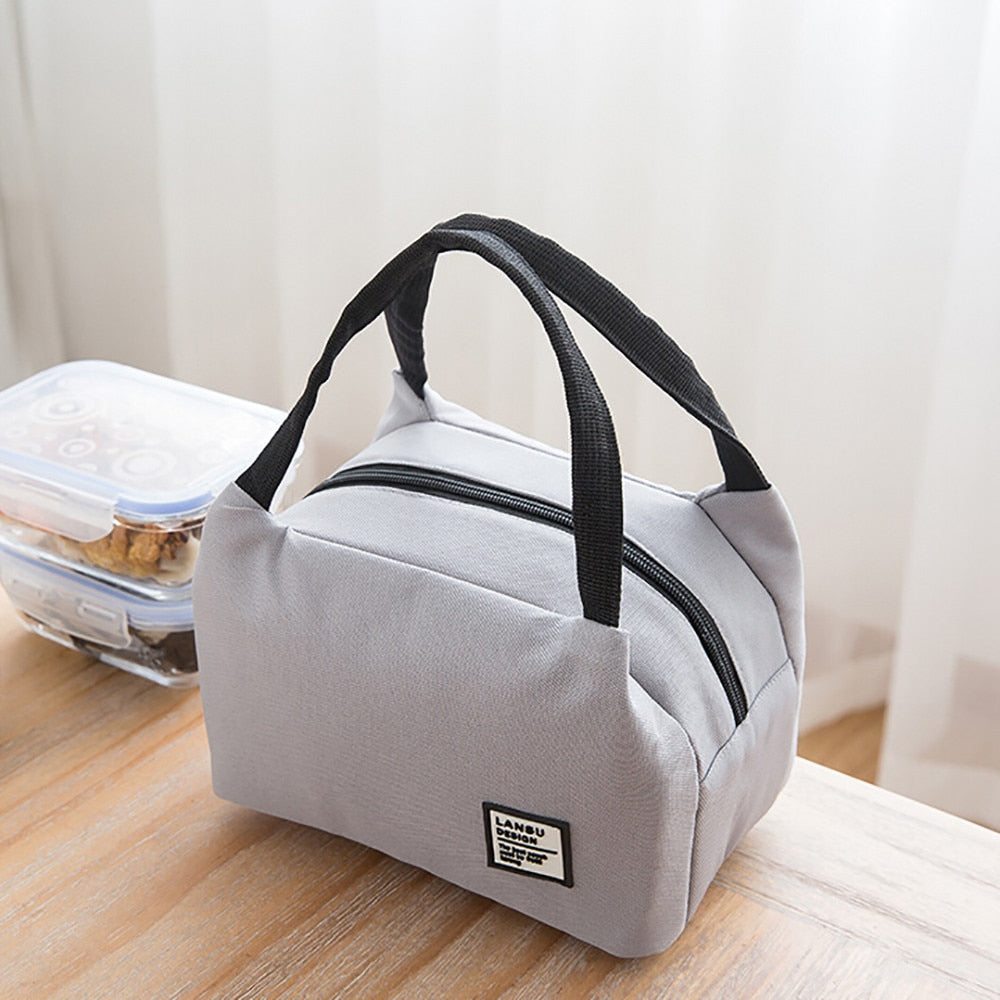 Portable Lunch Bag Thermal Insulated Lunch Box Tote Cooler Bag Bento Pouch Lunch Container School Food Storage Bags V.I.P Digital Presence The Snag Bin