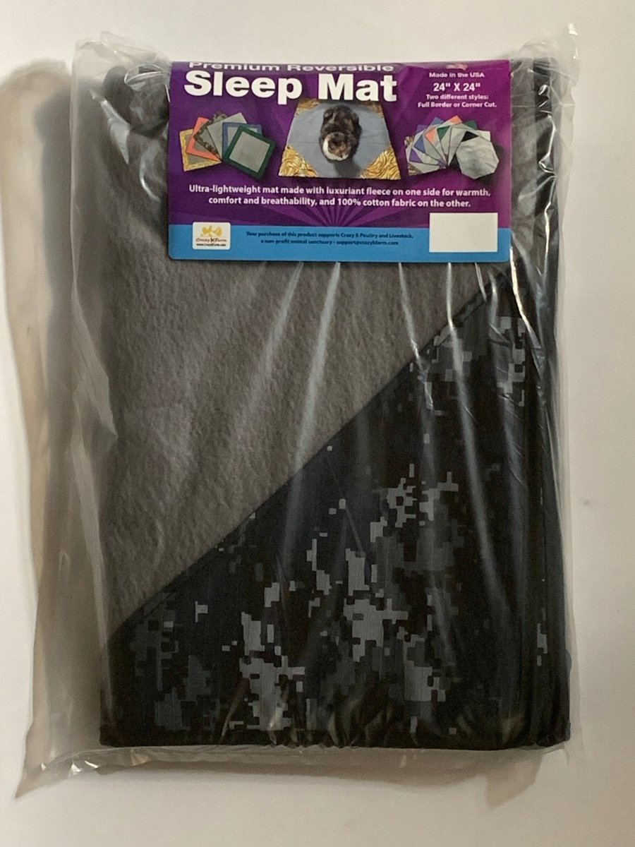 Premium Reversible Pet Sleep Mat 24" X 24" (Made in USA) - The Snag Bin