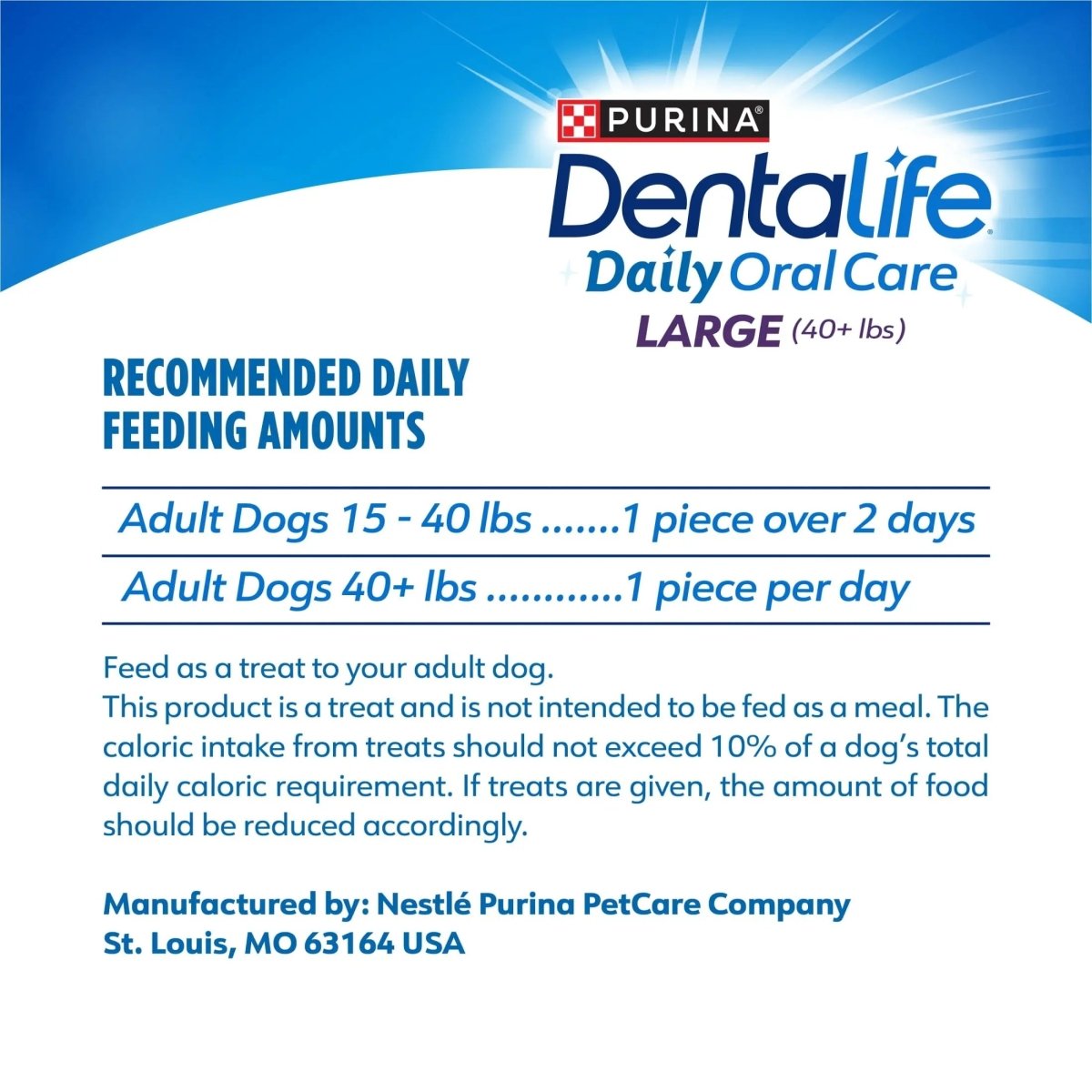 Purina Daily Oral Care Large Dog Treats Dental Chews with Chicken - The Snag Bin