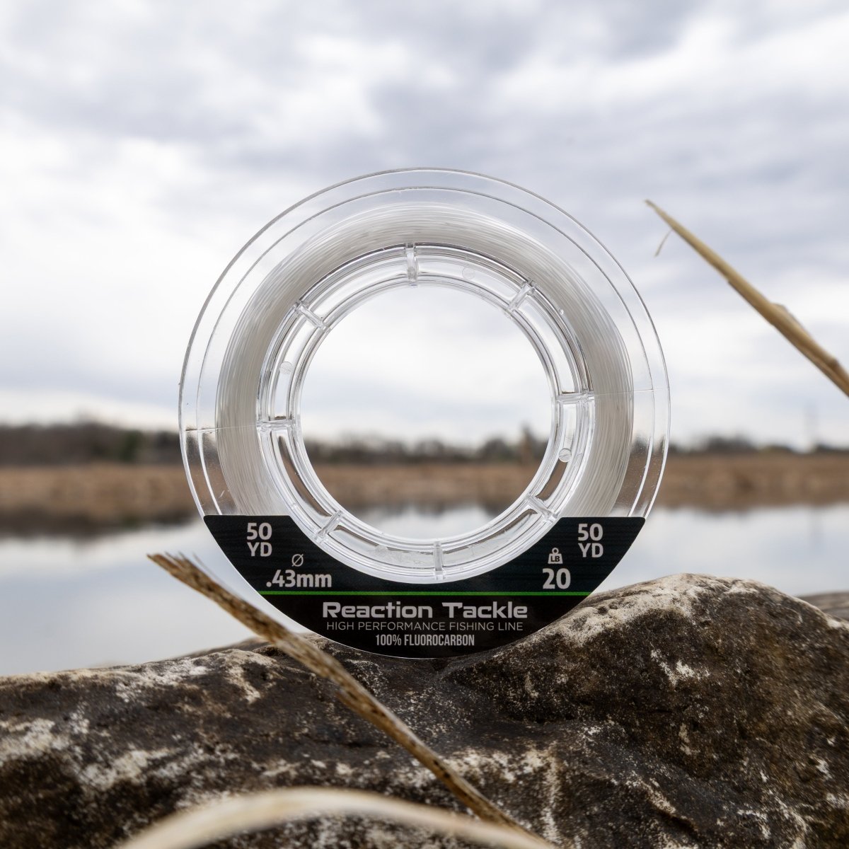 Reaction Tackle 100% Pure Fluorocarbon Fishing Line - The Snag Bin