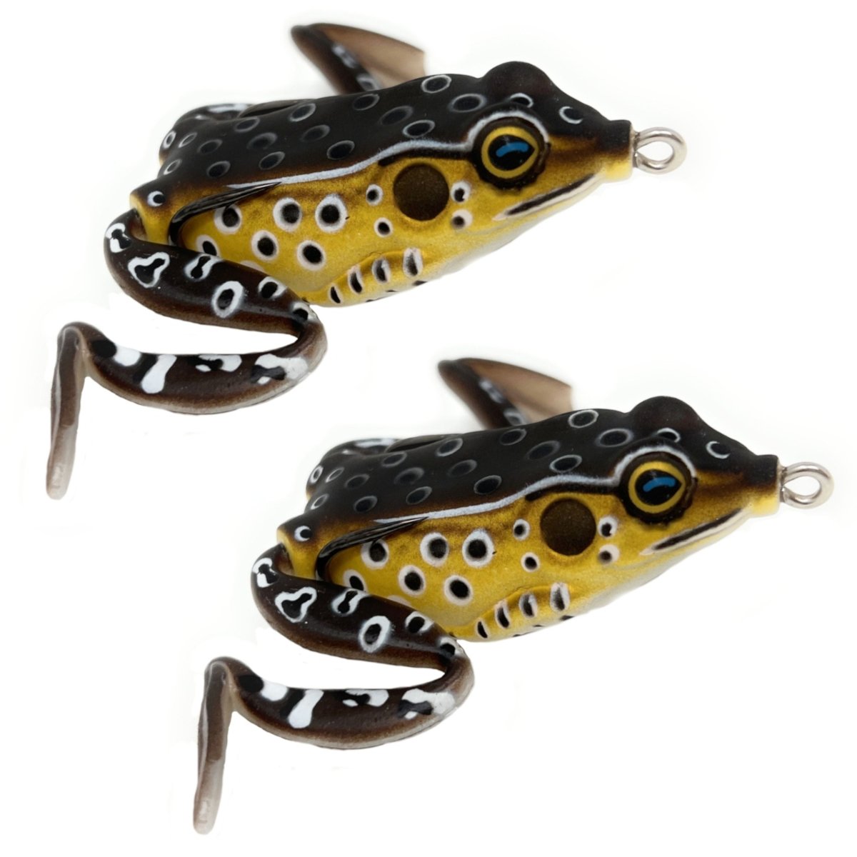 Reaction Tackle 2.25" Hollow Body Frogs with Swimming Legs (2 - Pack) - The Snag Bin