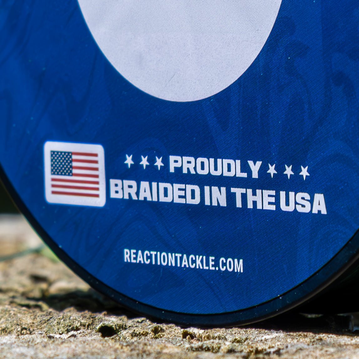 Reaction Tackle BRAIDED IN THE USA Fishing Line - 4X - NEW - The Snag Bin