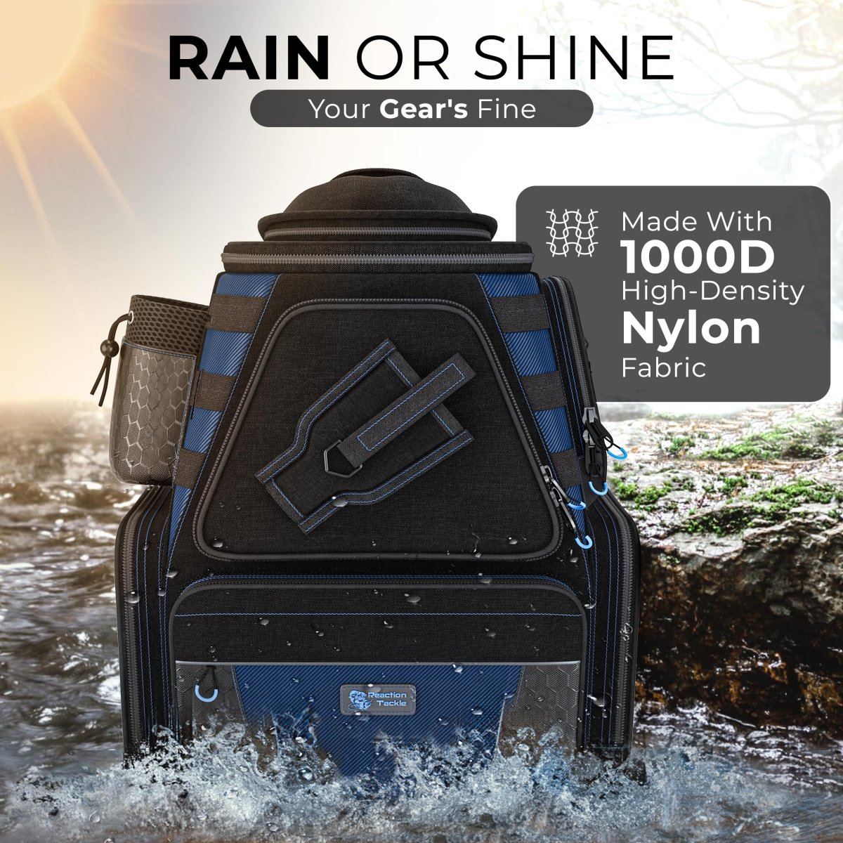 Reaction Tackle Fishing Tackle Backpack - Trays included - The Snag Bin