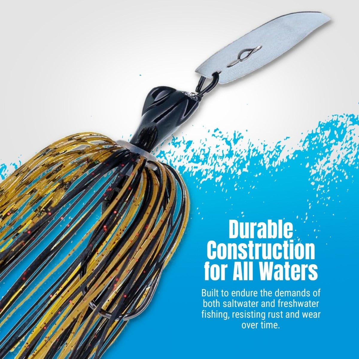 Reaction Tackle Lead Breaker Jigs - 3 - Pack; Durable Fishing Jigs for Freshwater & Saltwater - New - The Snag Bin