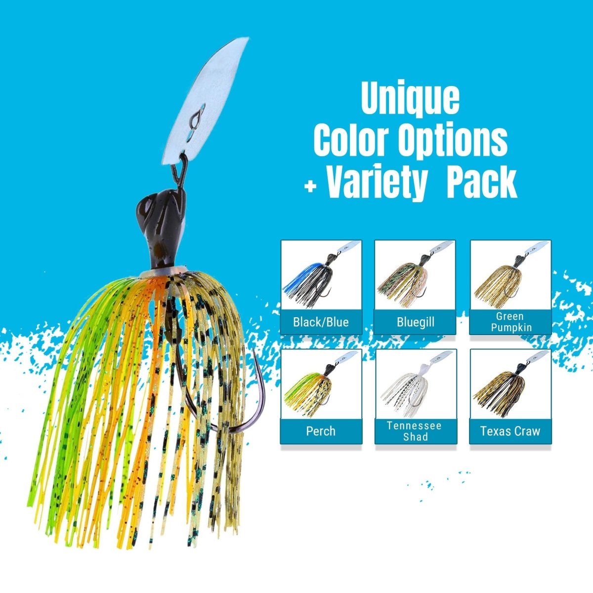 Reaction Tackle Lead Breaker Jigs - 3 - Pack; Durable Fishing Jigs for Freshwater & Saltwater - New - The Snag Bin