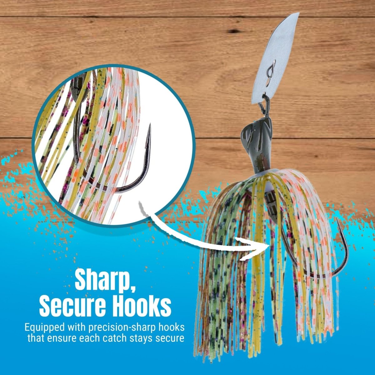 Reaction Tackle Lead Breaker Jigs - 3 - Pack; Durable Fishing Jigs for Freshwater & Saltwater - New - The Snag Bin
