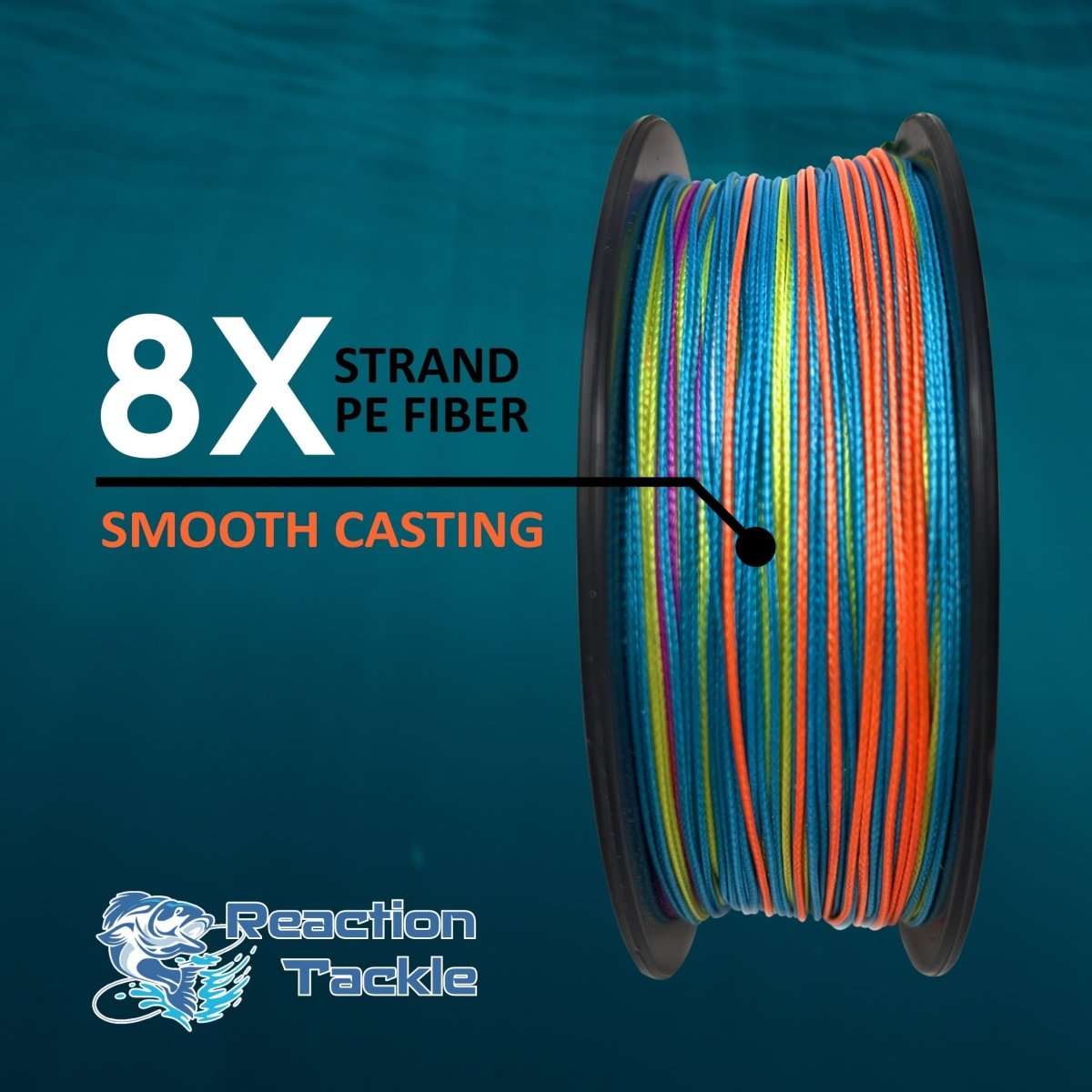 Reaction Tackle Lead Core Metered Trolling Braided Line - The Snag Bin
