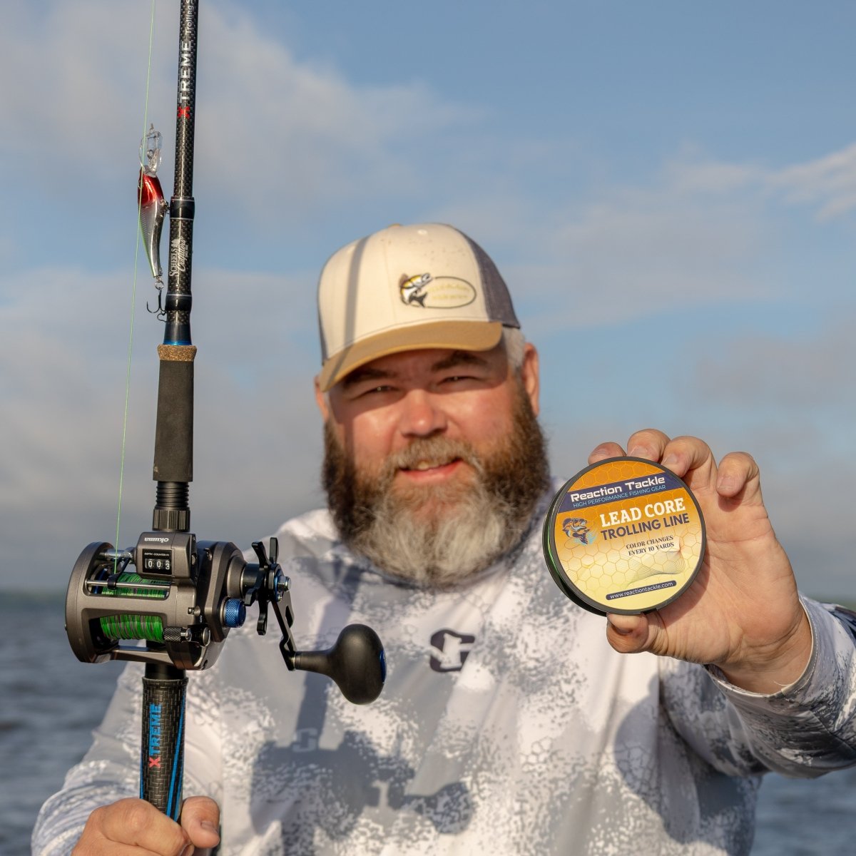 Reaction Tackle Lead Core Metered Trolling Braided Line - The Snag Bin