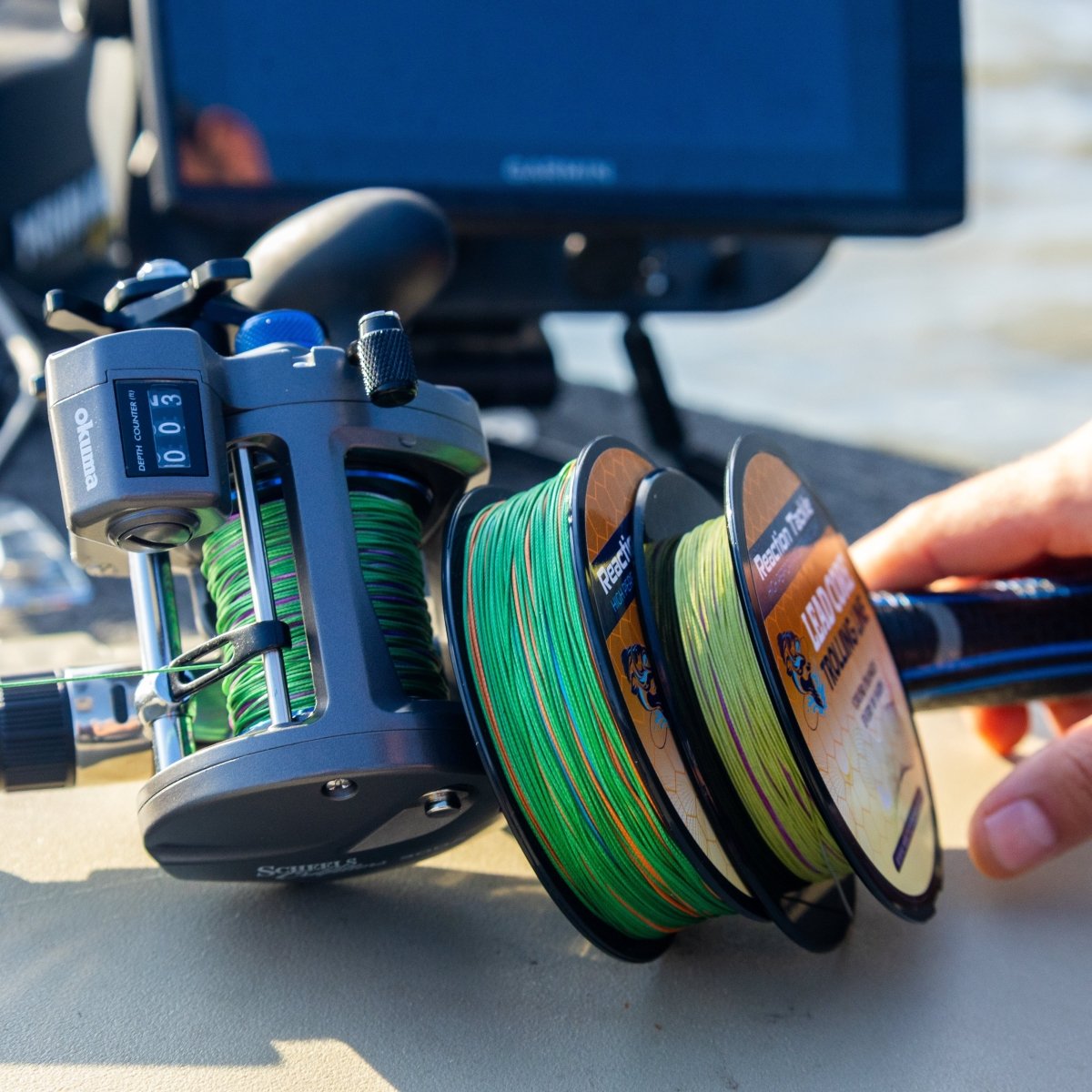 Reaction Tackle Lead Core Metered Trolling Braided Line - The Snag Bin