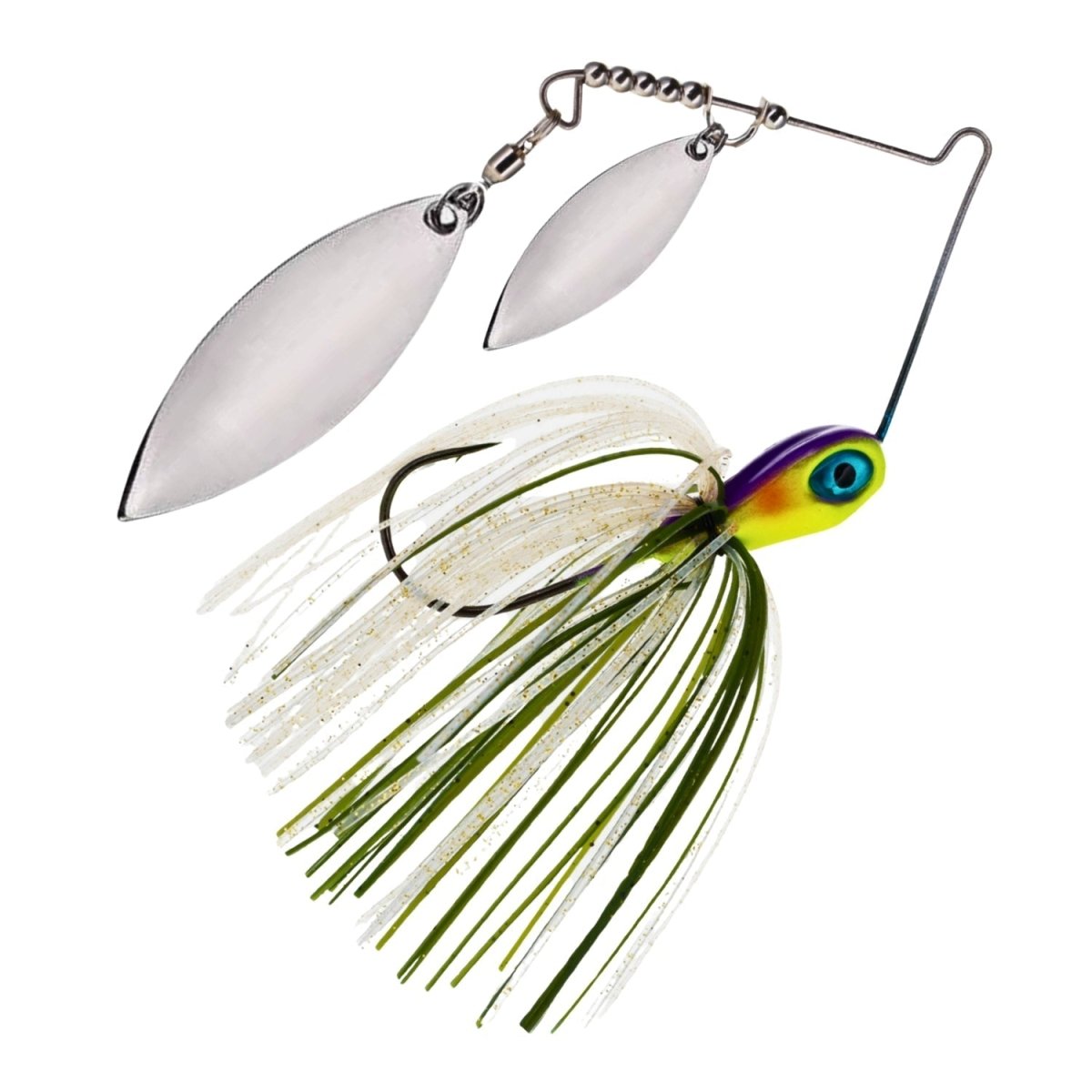 Reaction Tackle Lead Spinnerbait Jigs – 3 - Pack, Double Willow Blade - New - The Snag Bin