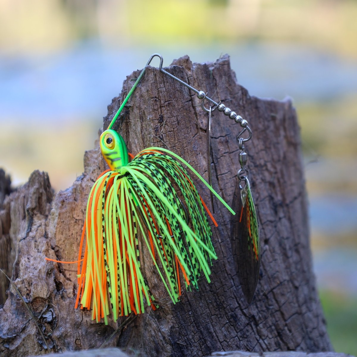 Reaction Tackle Lead Spinnerbait Jigs – 3 - Pack, Double Willow Blade - New - The Snag Bin