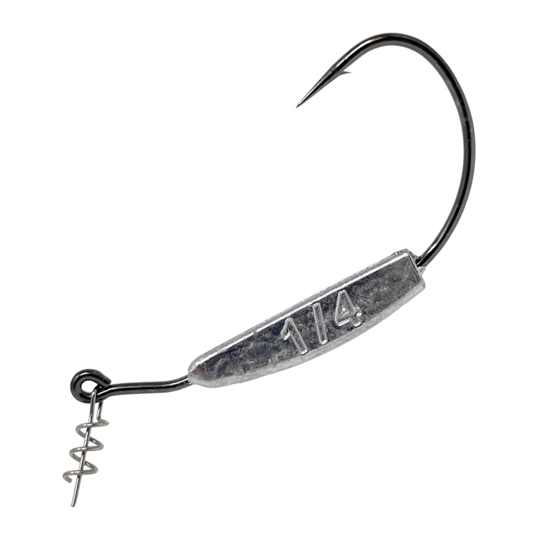 Reaction Tackle Lead Weighted Swimbait Hooks (10 - PACK) - The Snag Bin