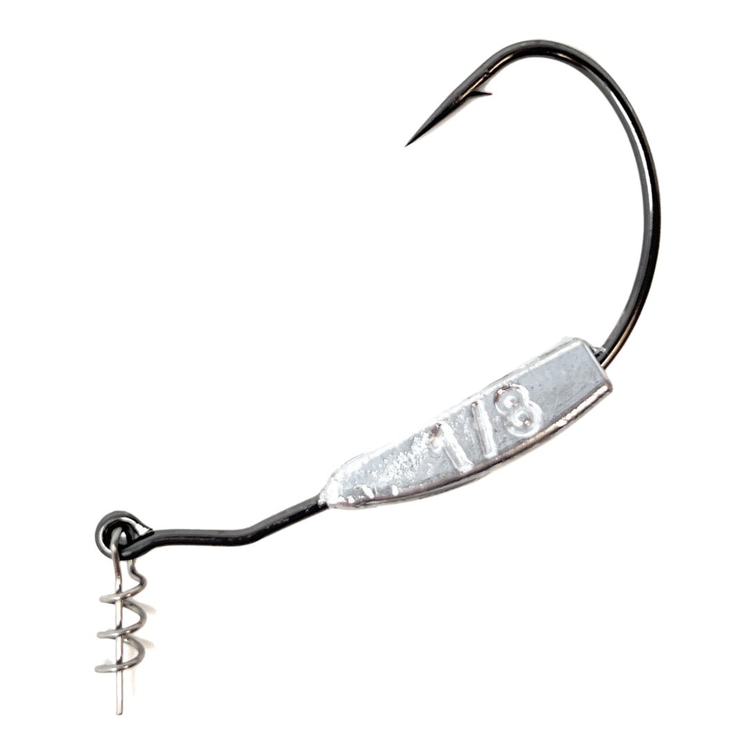 Reaction Tackle Lead Weighted Swimbait Hooks (10 - PACK) - The Snag Bin