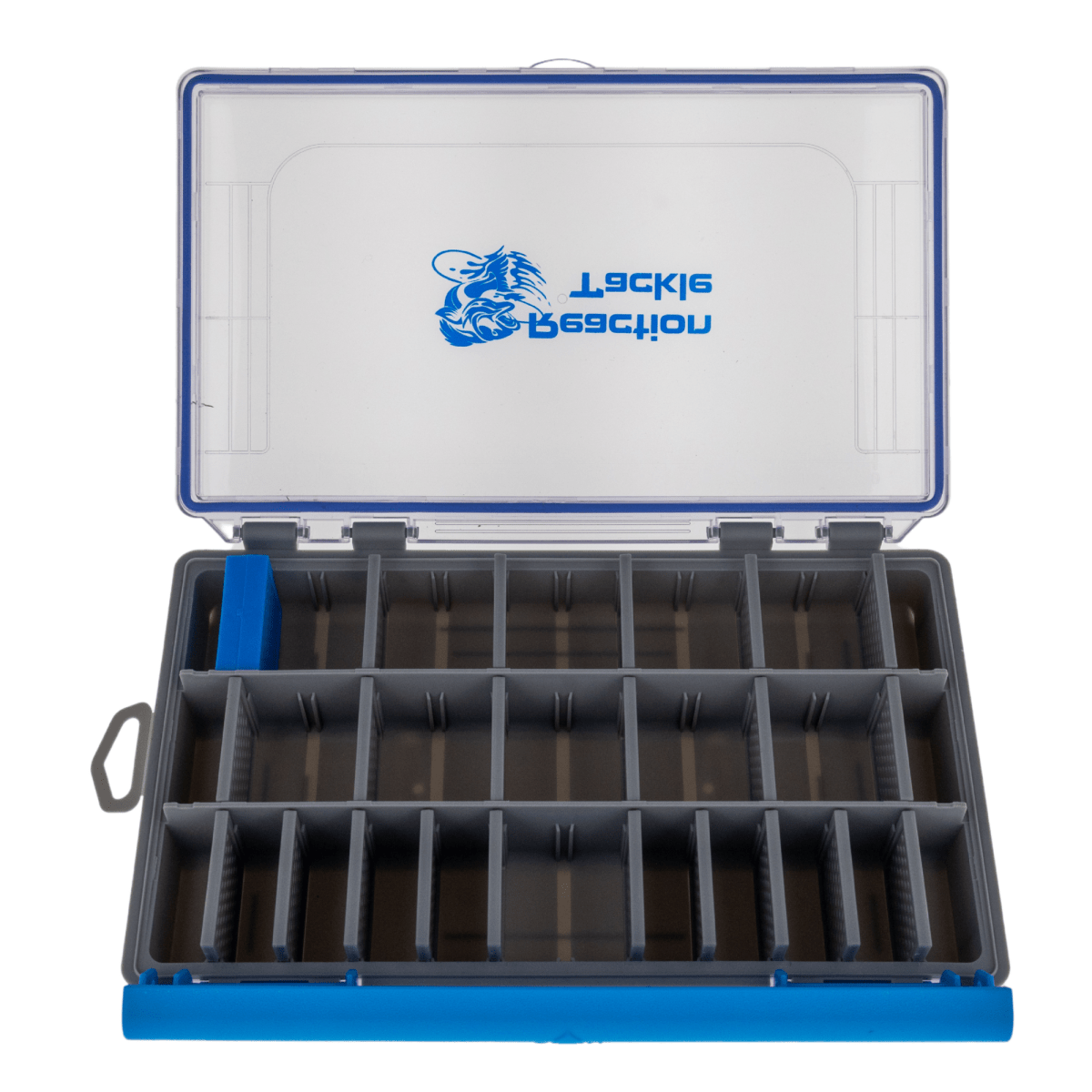 Reaction Tackle Ultra Elite Tackle Tray - Water Resistant with Single Clip Design - New - The Snag Bin