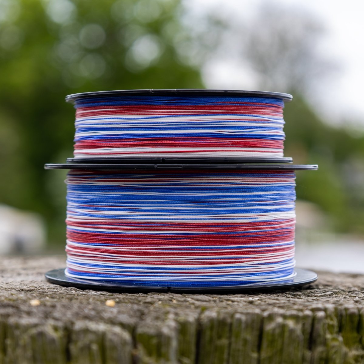 Reaction Tackle X8 Braided Fishing Line - USA Camo 8 Strand - NEW - The Snag Bin