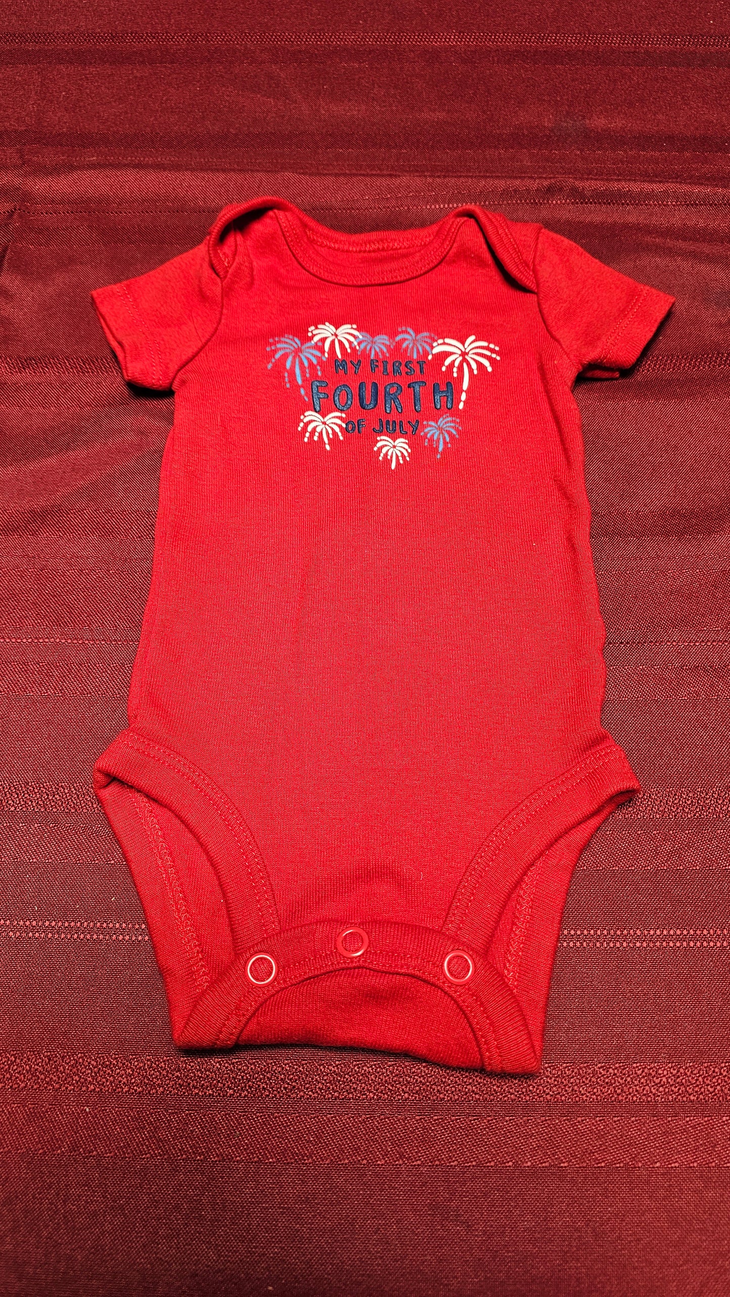 Carters fourth of July onesie