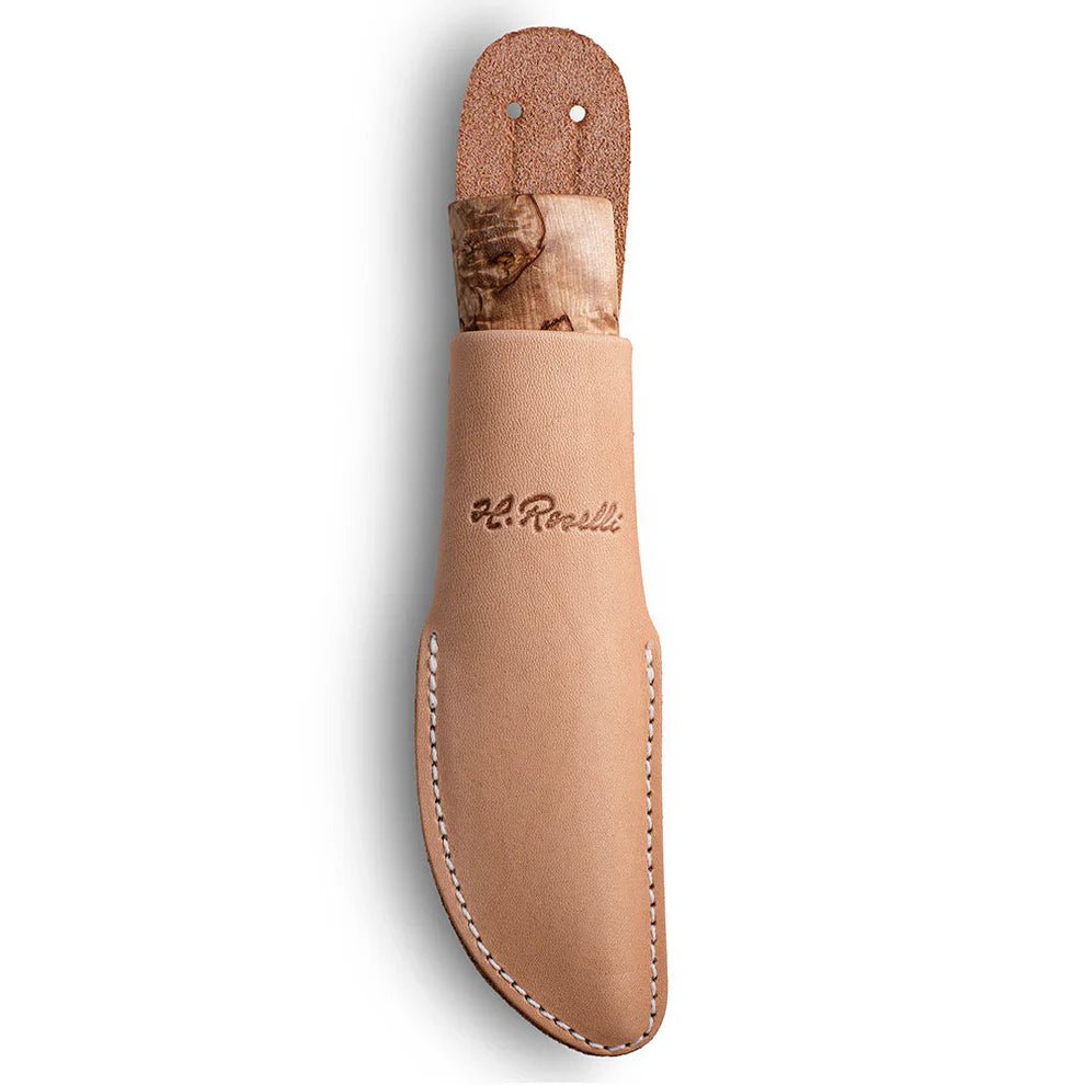 Roselli R120 The Grandfather Knife with Plain Sheath - The Snag Bin