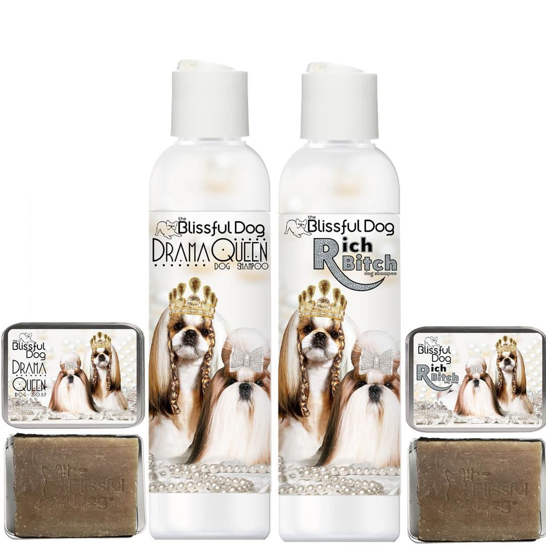 Shih Tzu Rich Bitch & Drama Queen Shampoo - The Snag Bin