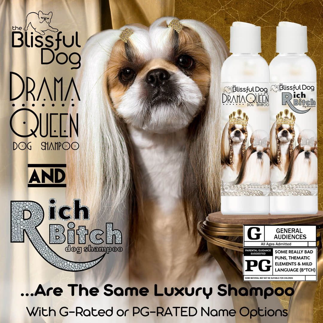 Shih Tzu Rich Bitch & Drama Queen Shampoo - The Snag Bin