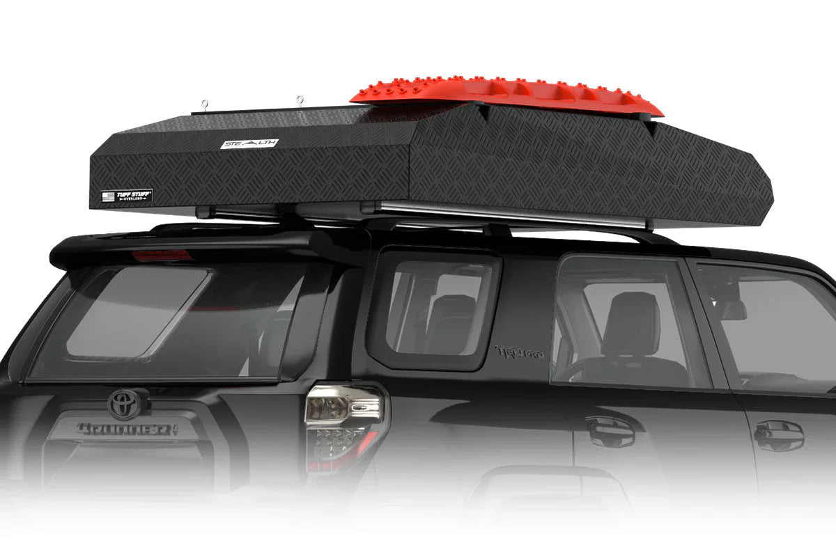 Stealth Hardshell Rooftop Tent β Aluminum β 3 Person β Black β Low - Profile Overland Tent - The Snag Bin