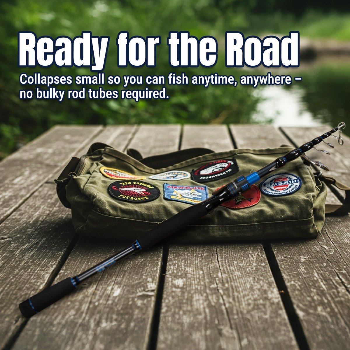 Telescopic Spinning Rod – Carbon Travel Fishing Rod - The Snag Bin
