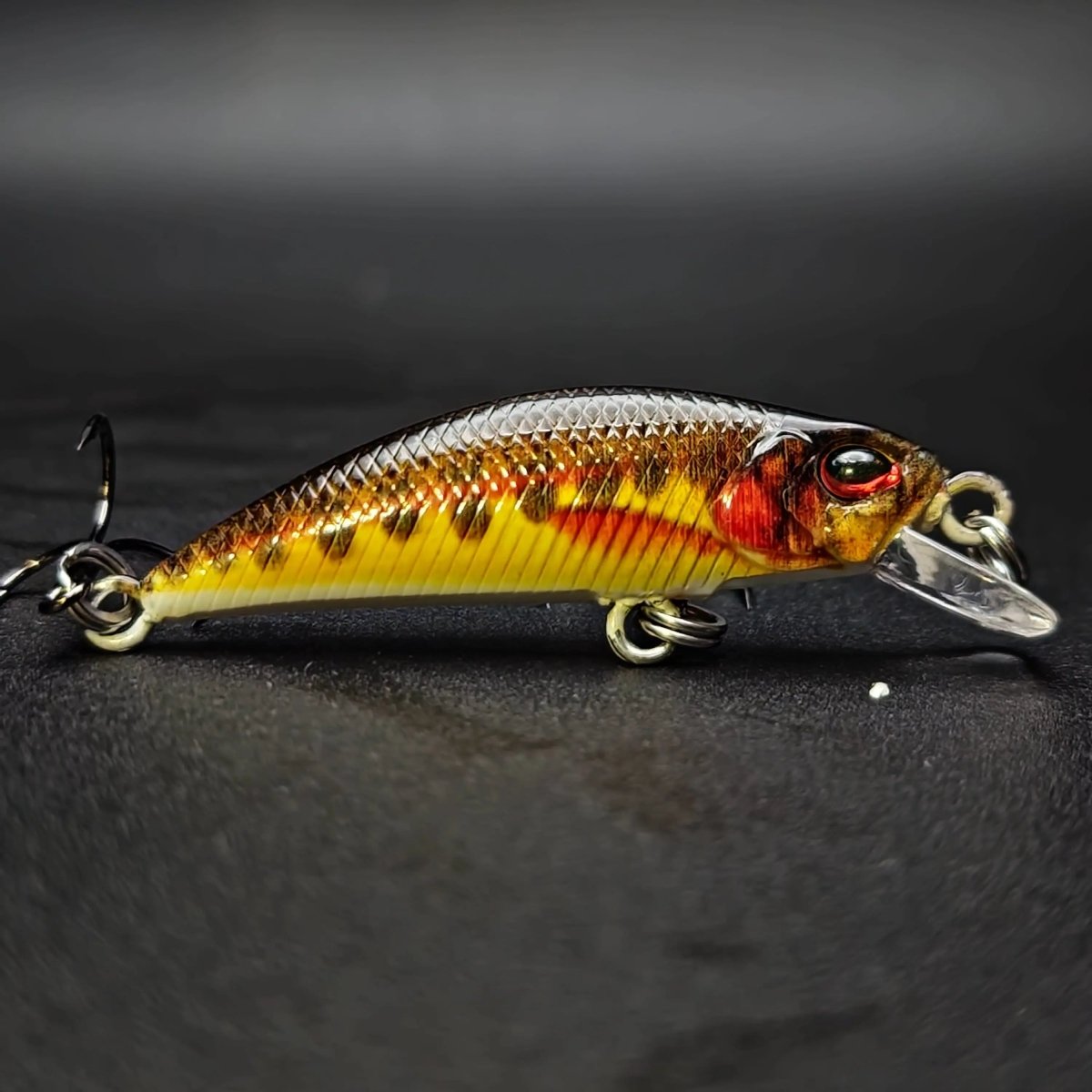 The MOON Shiner – 1.4" Sinking Jerkbait for Creek & River Fishing - The Snag Bin