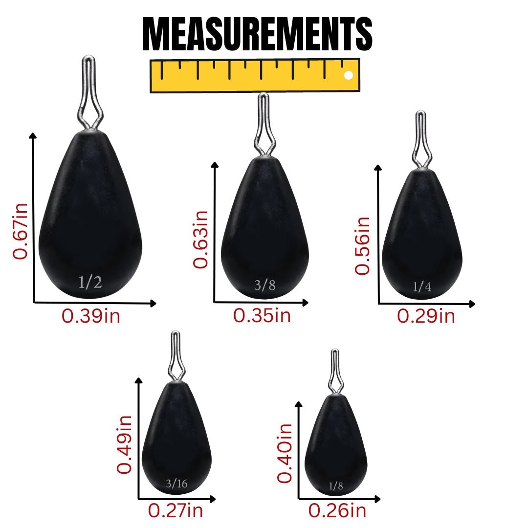 Tungsten Drop Shot Weights - The Snag Bin