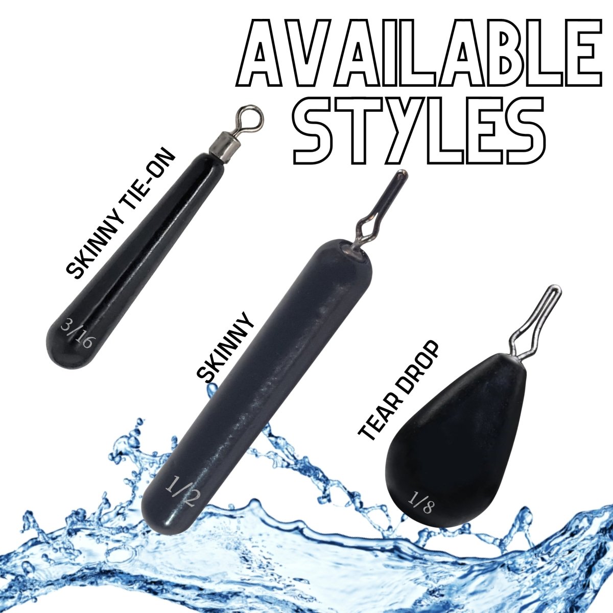Tungsten Drop Shot Weights - The Snag Bin