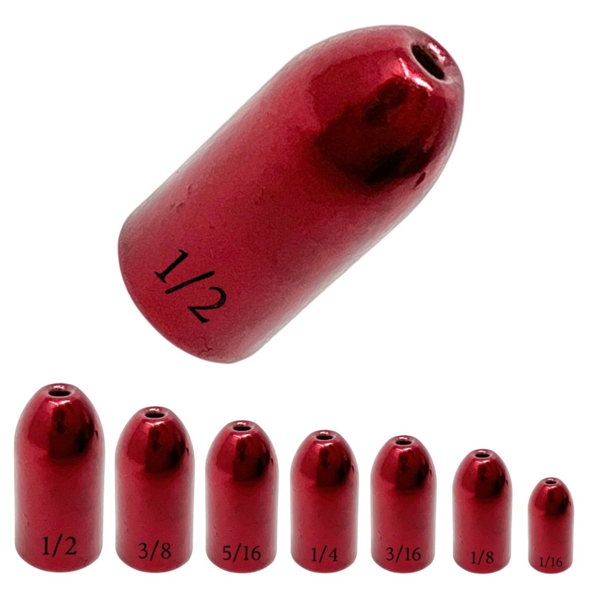 Tungsten Worm Weights / Bullet Shaped Sinkers - The Snag Bin