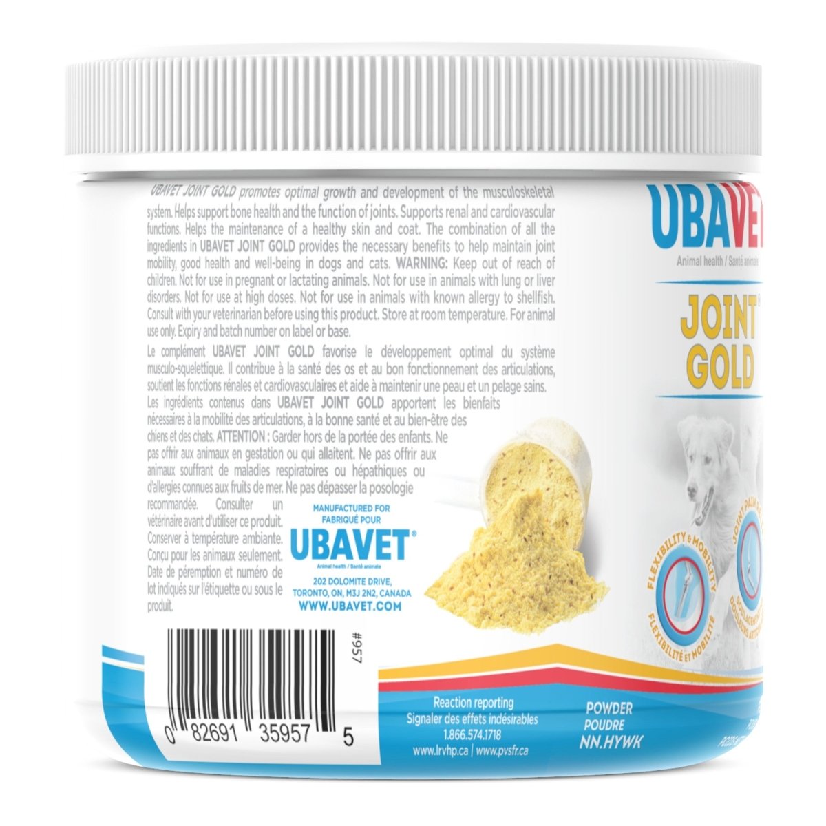 UBAVET Joint Gold Joint Care Powder for Dogs & Cats – 8.8 oz (250g) - The Snag Bin