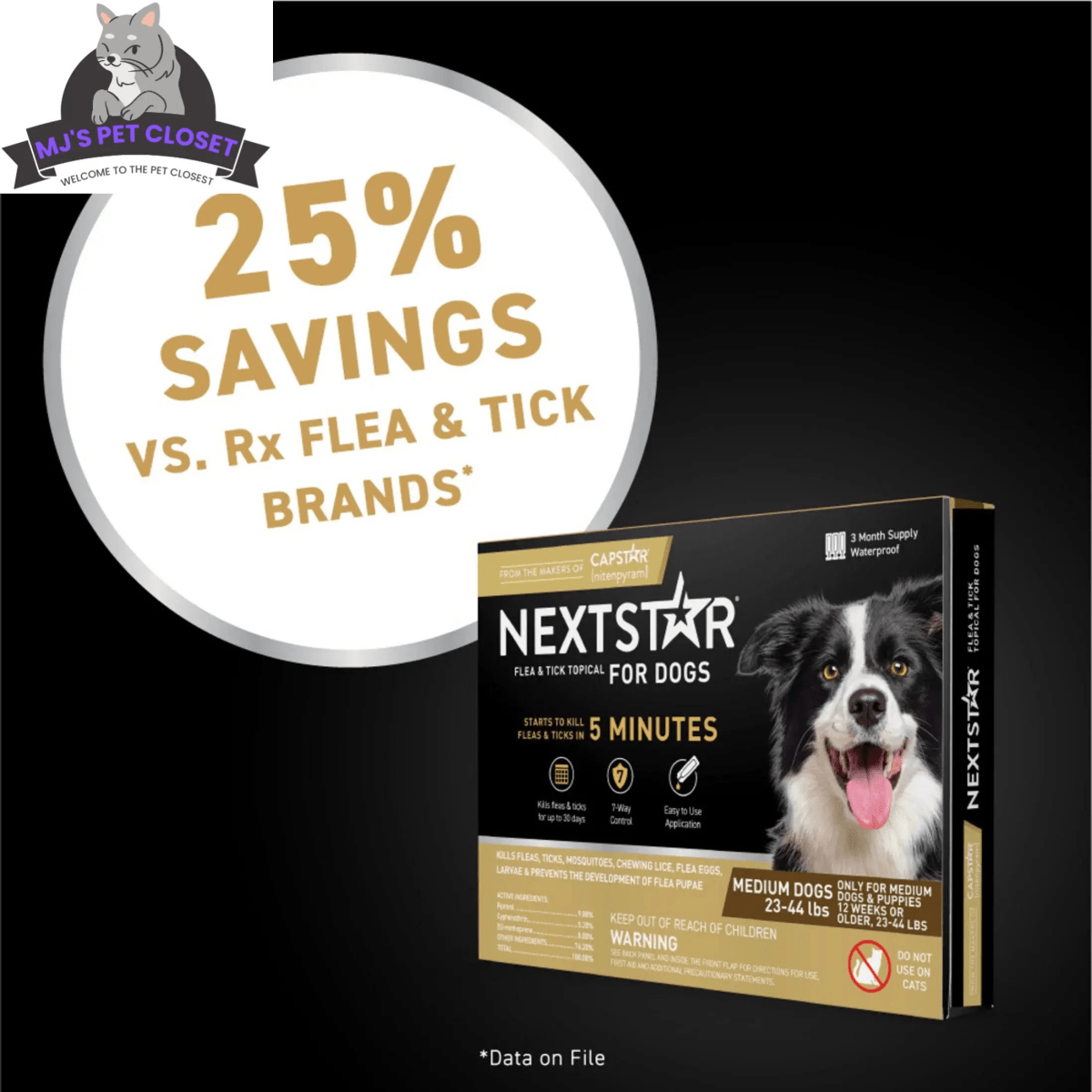Ultimate 2 - Pack Flea & Tick Defense for Dogs 23 - 44 Lbs - 3 - Month Supply for Fast Relief - The Snag Bin