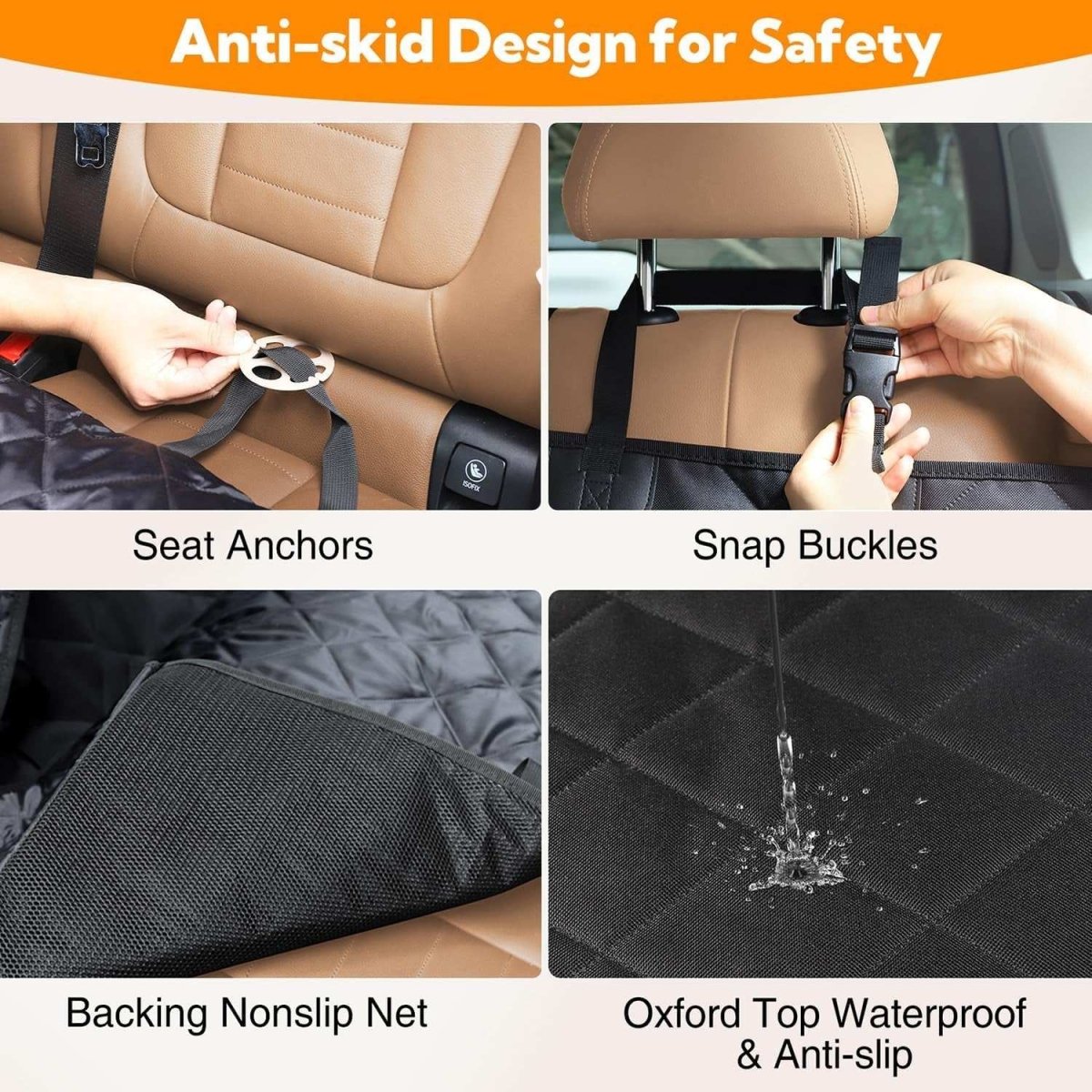 Waterproof Dog Cover for Back seat - The Snag Bin