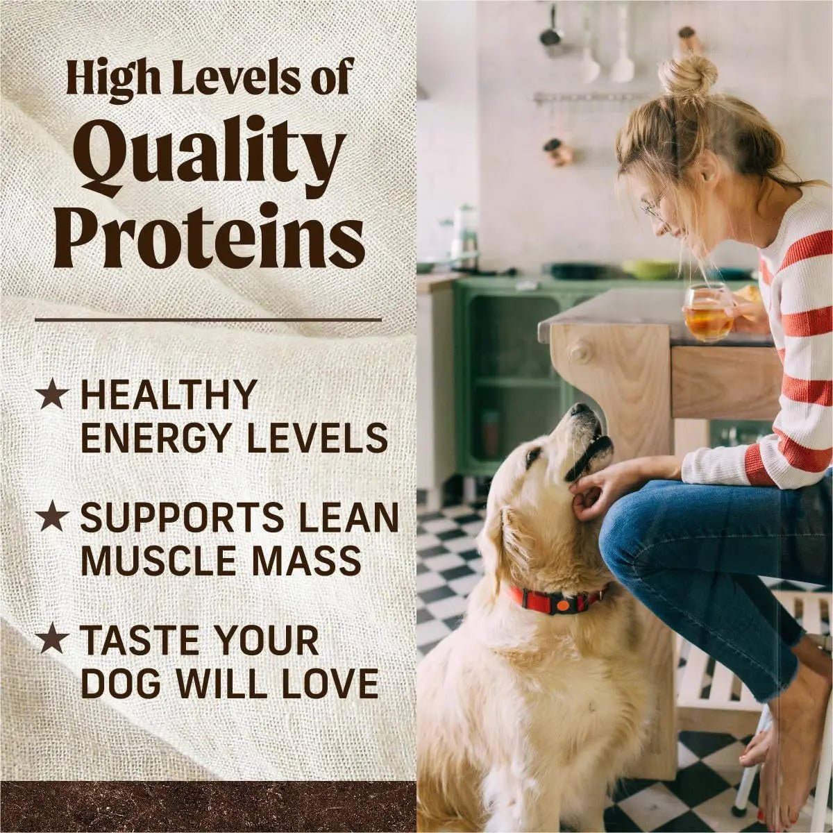 Wholesome and Natural Kibble with Real Chicken and Sweet Potato - The Snag Bin