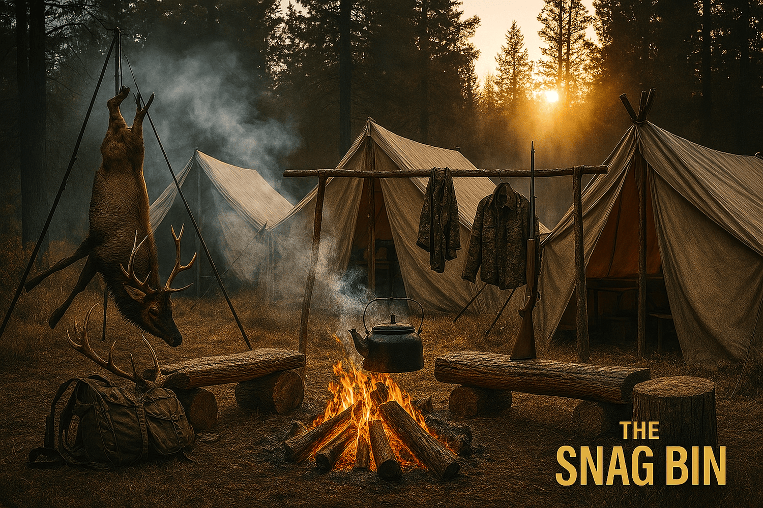 HUNTING CAMP - The Snag Bin