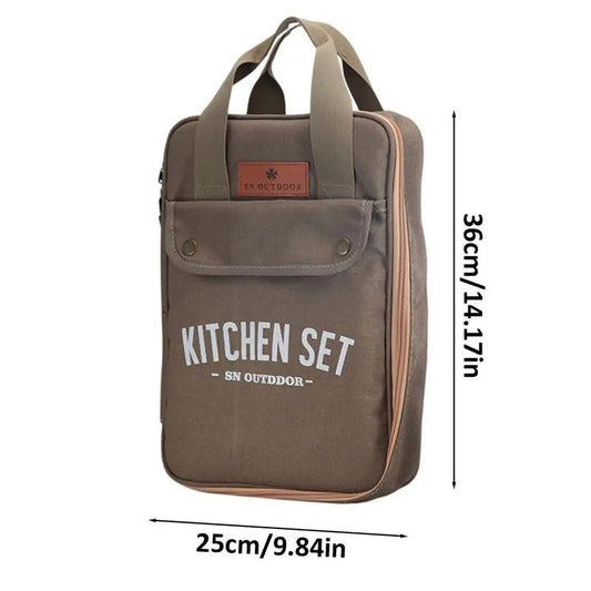 Camping Kitchen Set 8pcs Camping Outdoor Cookware Kit Stainless Steel Camping Tool Travel Set And Utensil Organizer Storage bag V.I.P Digital Presence  47.06 The Snag Bin